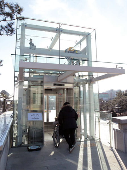 آسانسور بدون موتورخانه در ترمینال مسافربری و ایستگاه مترو