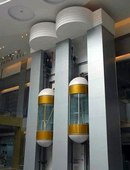 آسانسور پانارومیک دوبلکس بدون موتورخانه